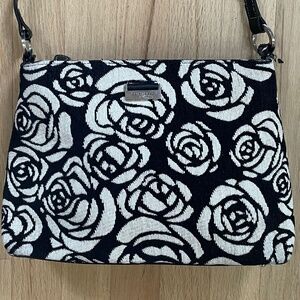 Kate Spade Black & White Floral Purse